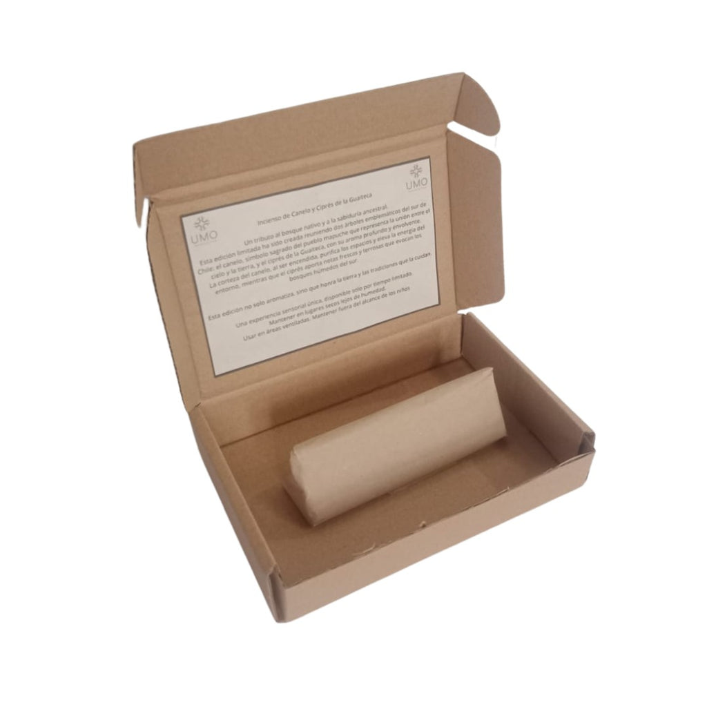 Canelo y Ciprés de las Guaitecas, caja de 6 inciensos edición limitada · Umo Recolector