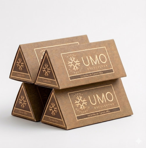 Bundle Canelo Mix, pack de 4 cajas surtidas de incienso artesanal de Canelo · Umo Recolector