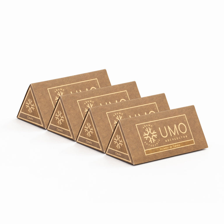 Bundle Canelo – Pack de 4 Cajas de Incienso Natural - Producto completo | Umo Recolector